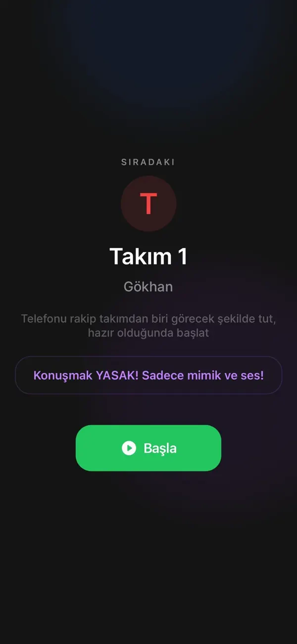 Ortam : Kelime Oyunu
