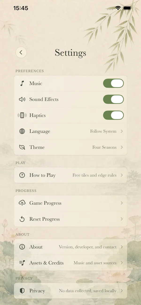 Four Seasons Mahjong
