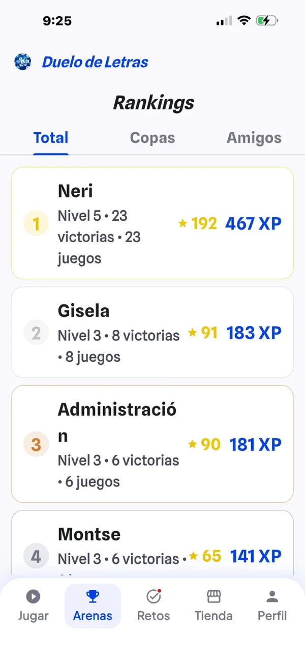 Duelo de letras