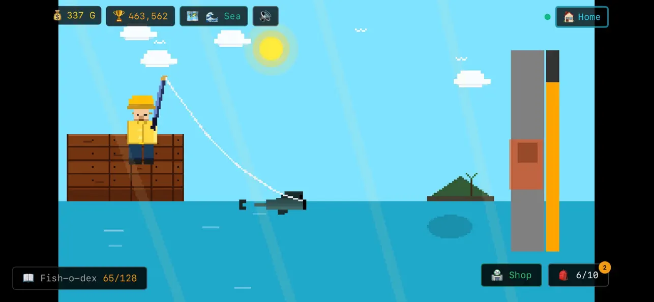 Fishfish - retro fishing