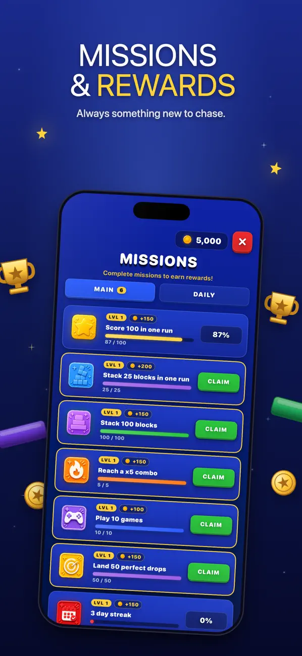 BlockStack - Build Tower