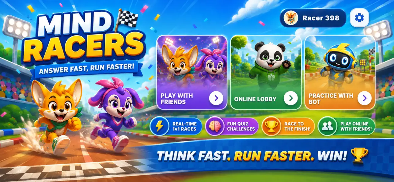 Mind Racers: Quiz Racing Game