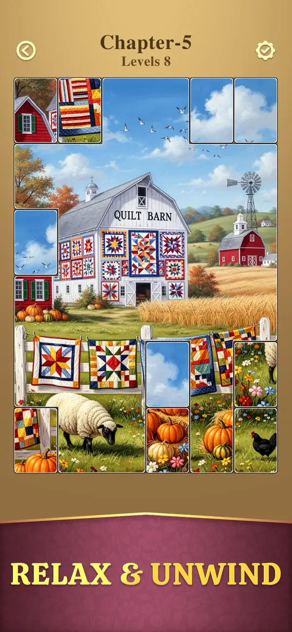 Jigsaw Solitaire: Tiles Puzzle