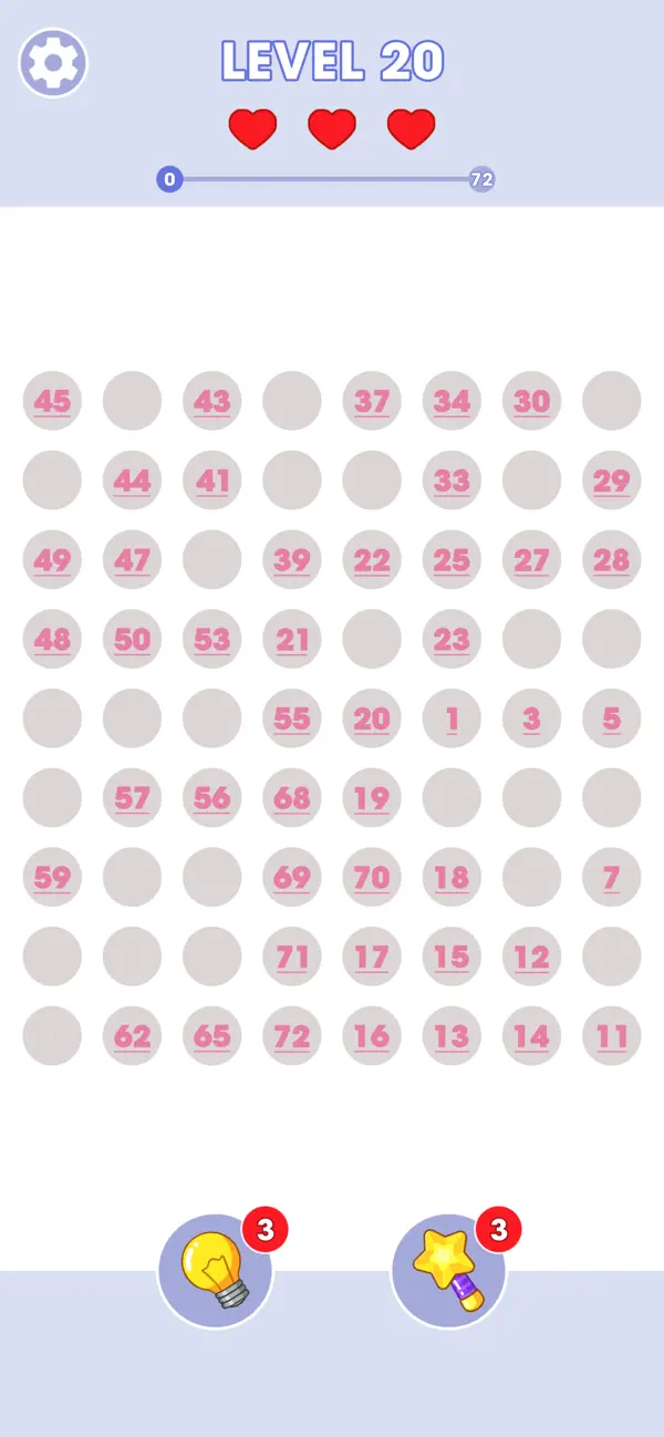 Line Number Puzzle