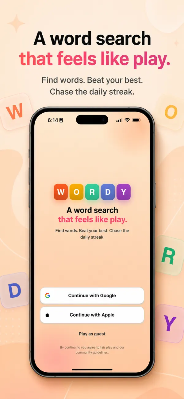 Wordy: Word Search Puzzle