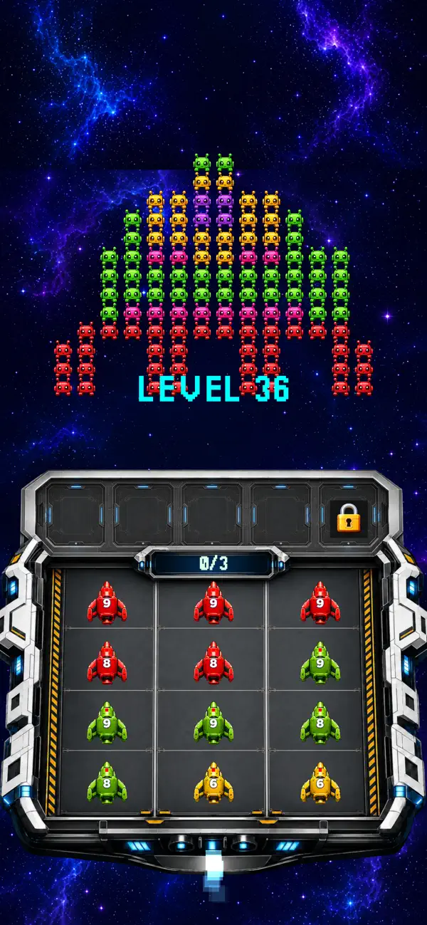 Color Invaders: Space Shooter