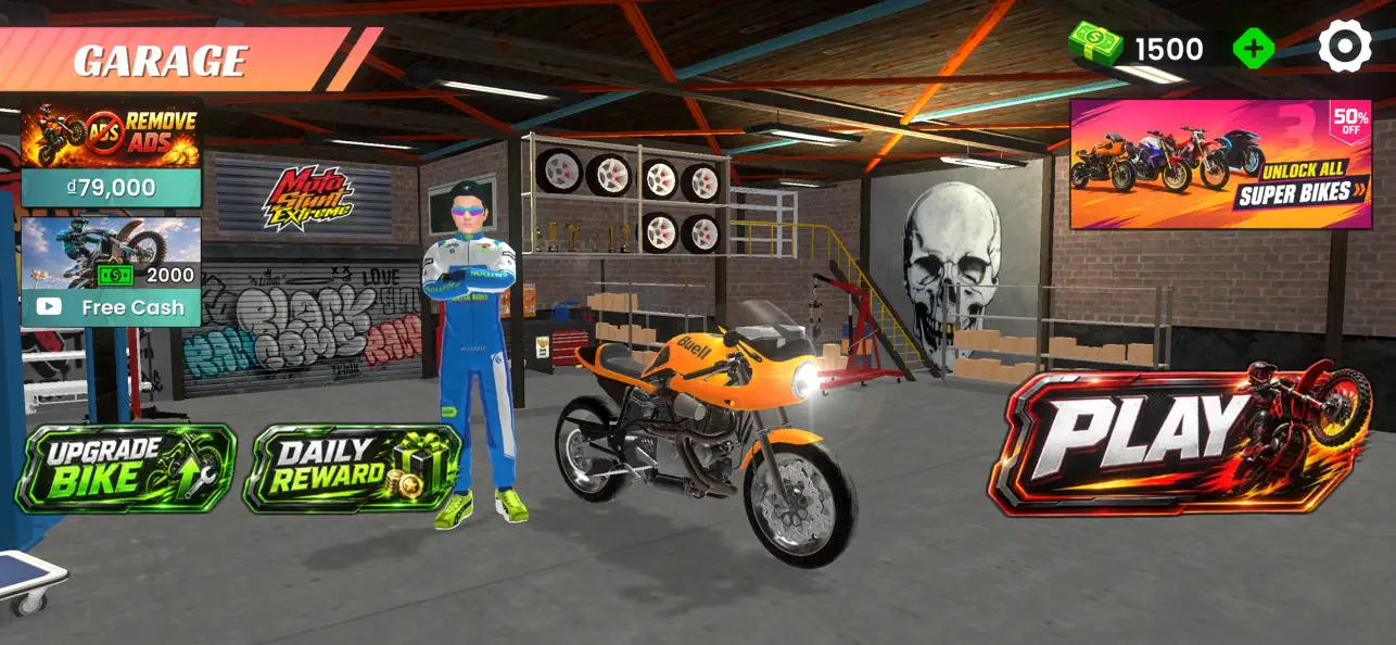 Extreme Moto Bike Stunt 3D