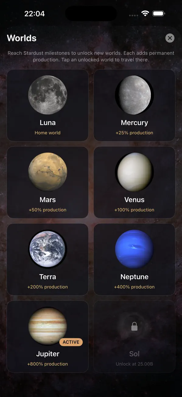 Astro Tap: Idle Galaxy