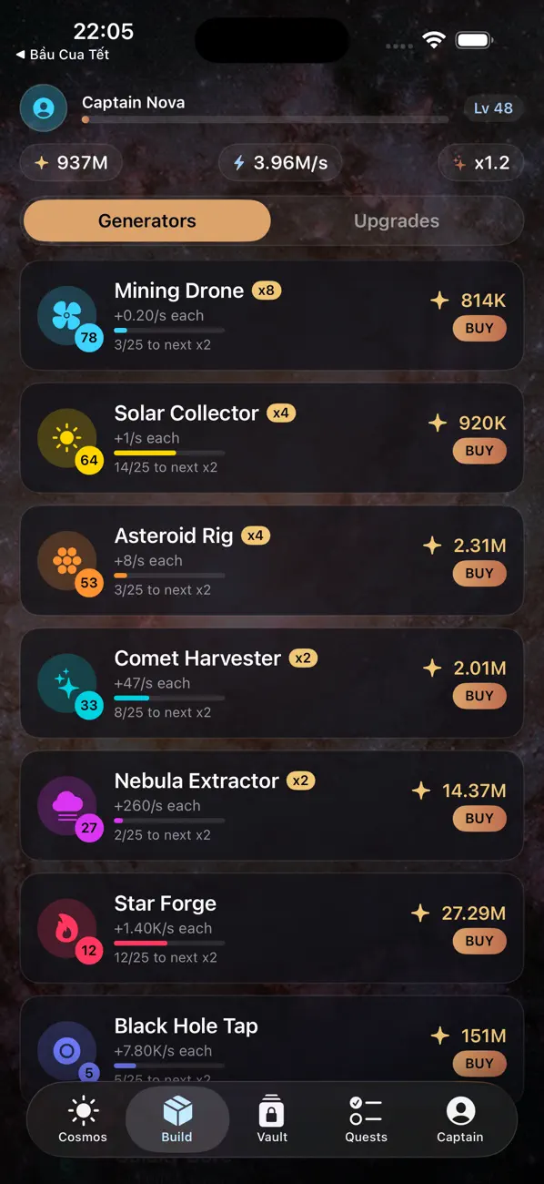 Astro Tap: Idle Galaxy