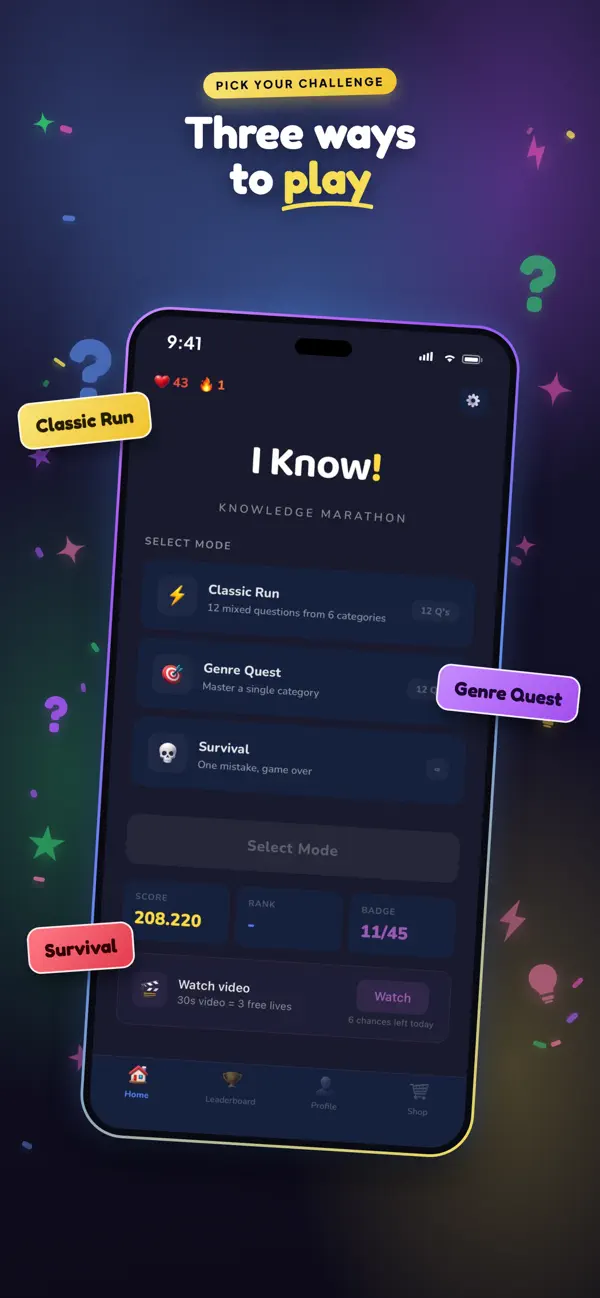 I Know! Trivia
