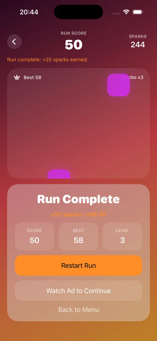 Glow Grid Rush