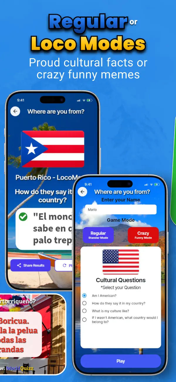 WorldQuizz Where are you from?
