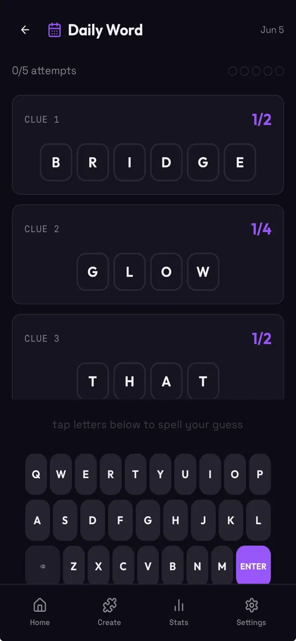 Letter Clues
