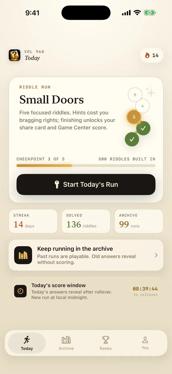 Riddle Run