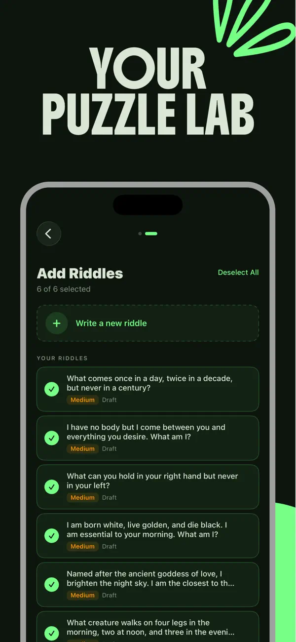 Riddles & Glory