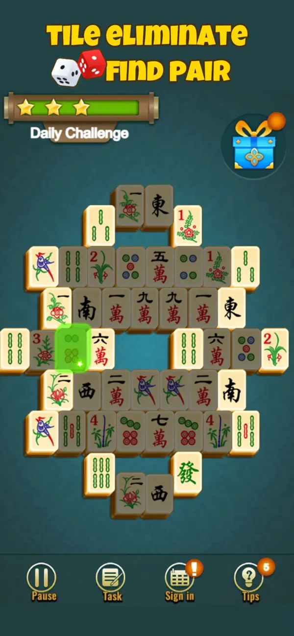 Tile Eliminate : Find Pair
