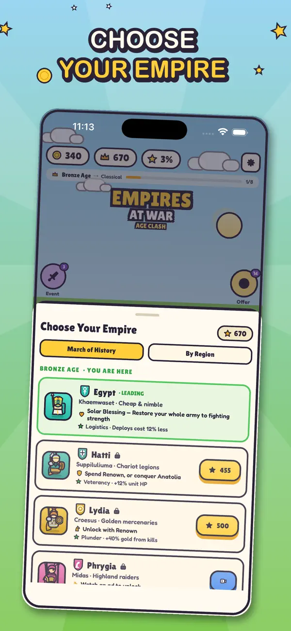 Empires at War: Age Clash