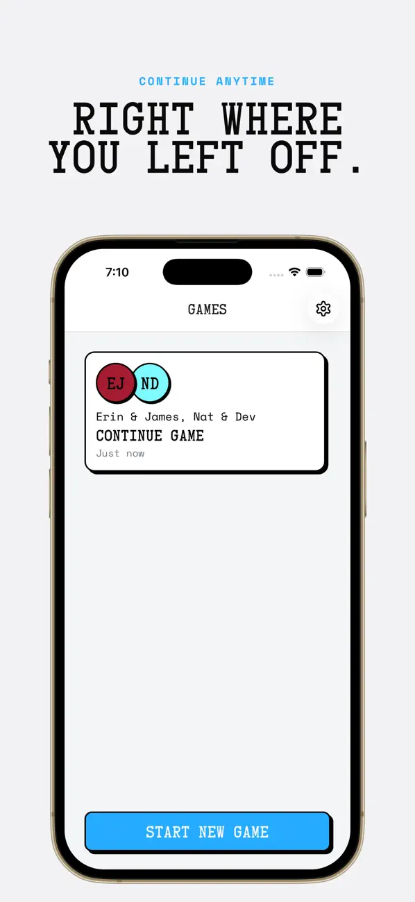 Canasta Score Tracker