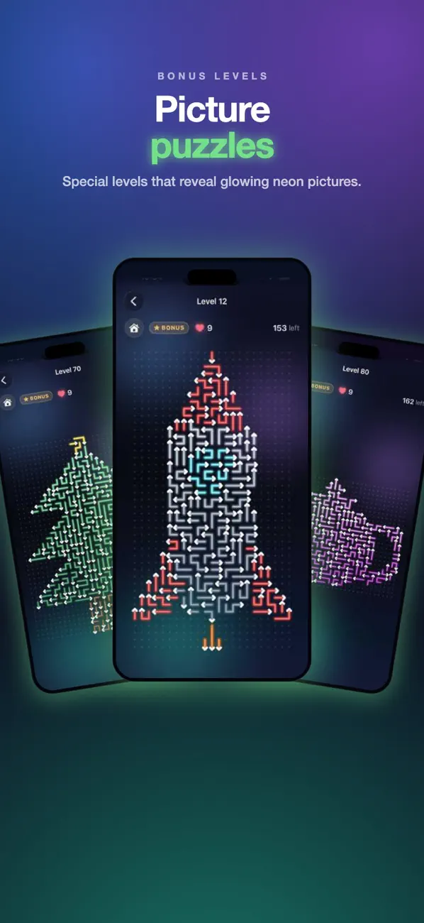Arrows Puzzle - Neon Game