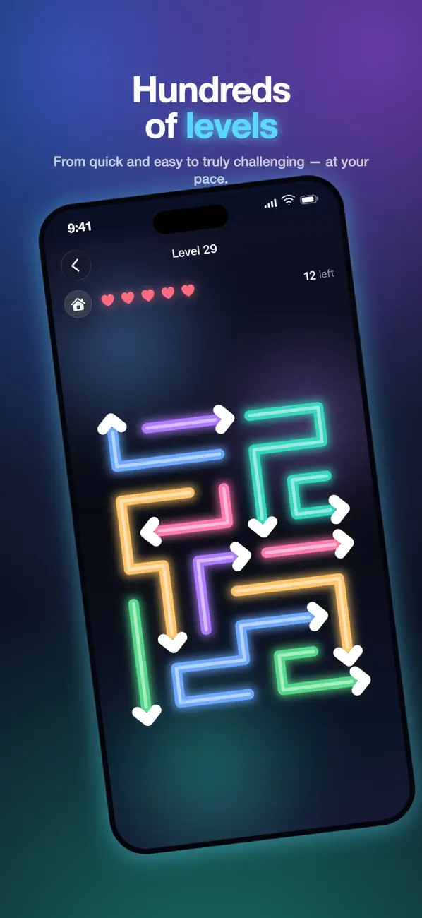 Arrows Puzzle - Neon Game