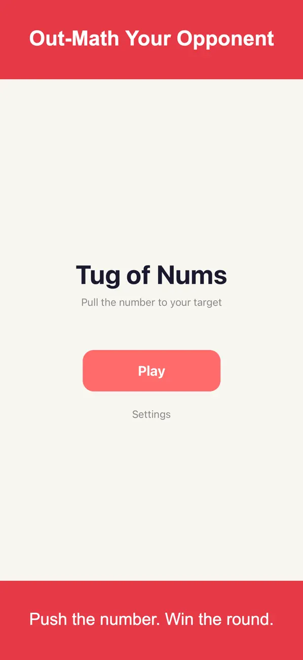 Tug of Nums