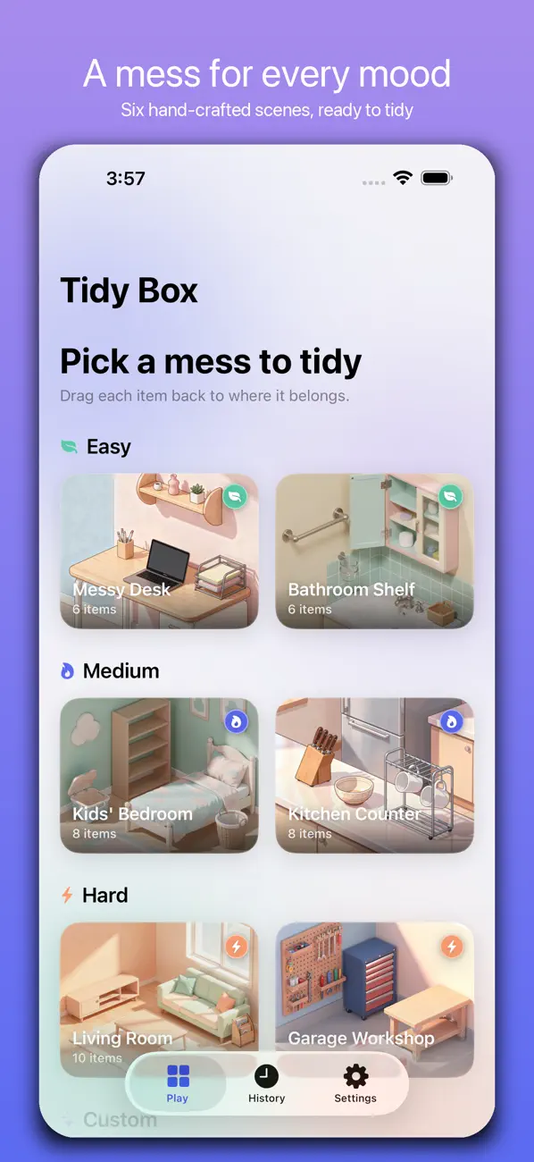 Tidy Box: Sort & Relax