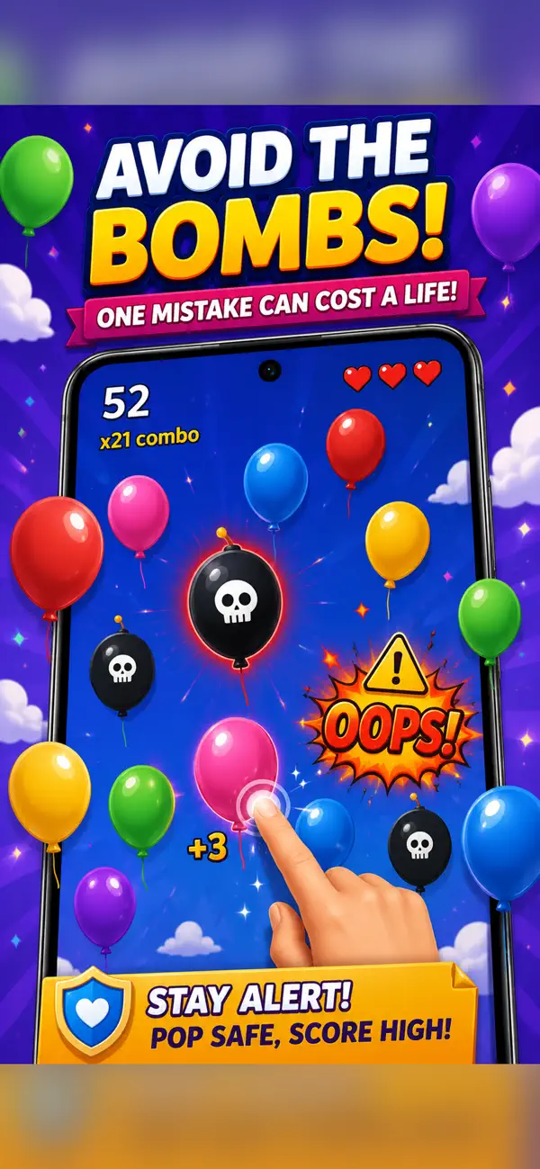 Pop Rush - Pop The Balloon