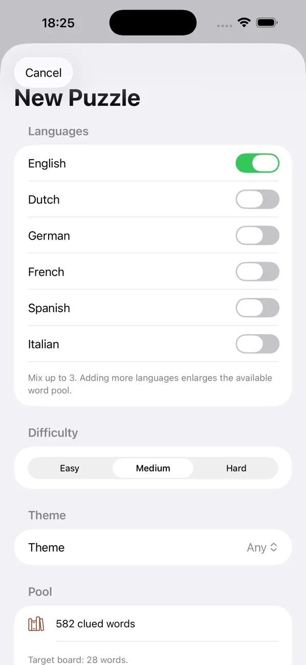 Tessera Crosswords