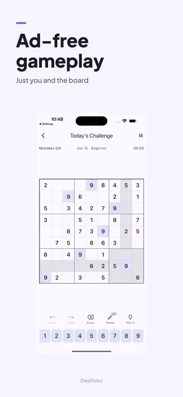 DayDoku: Daily Sudoku