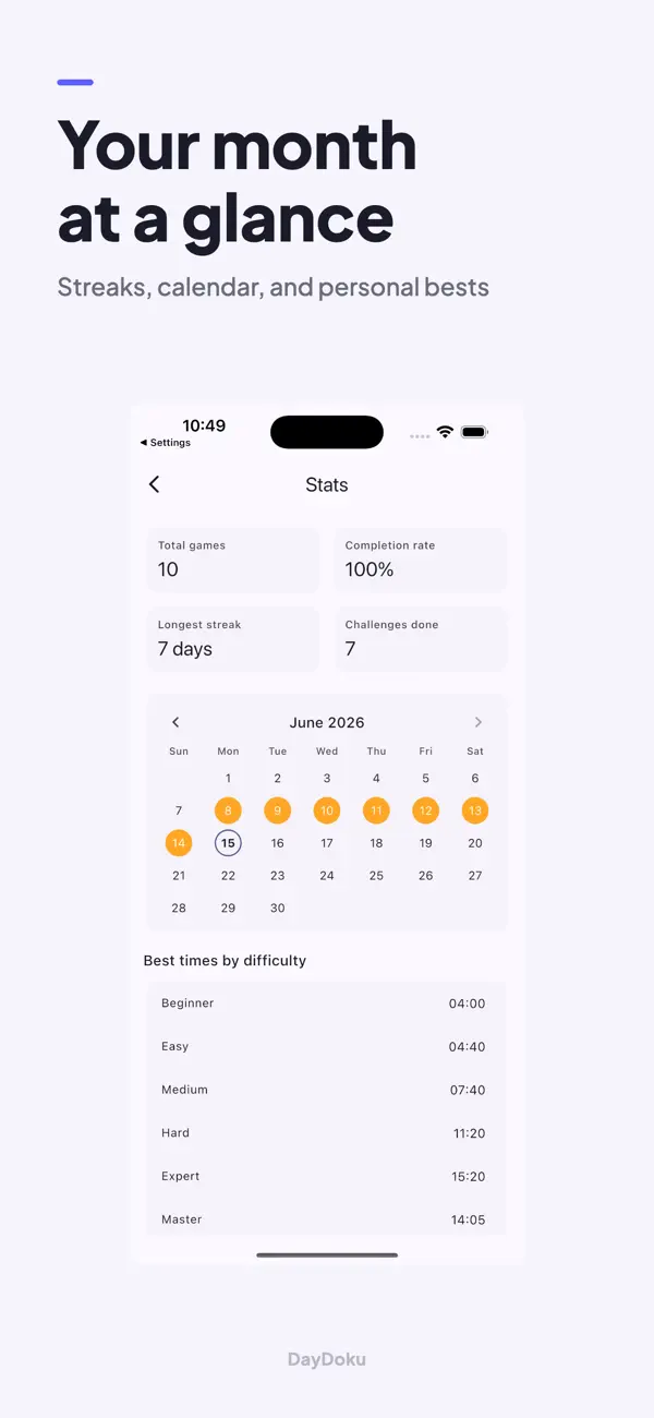 DayDoku: Daily Sudoku