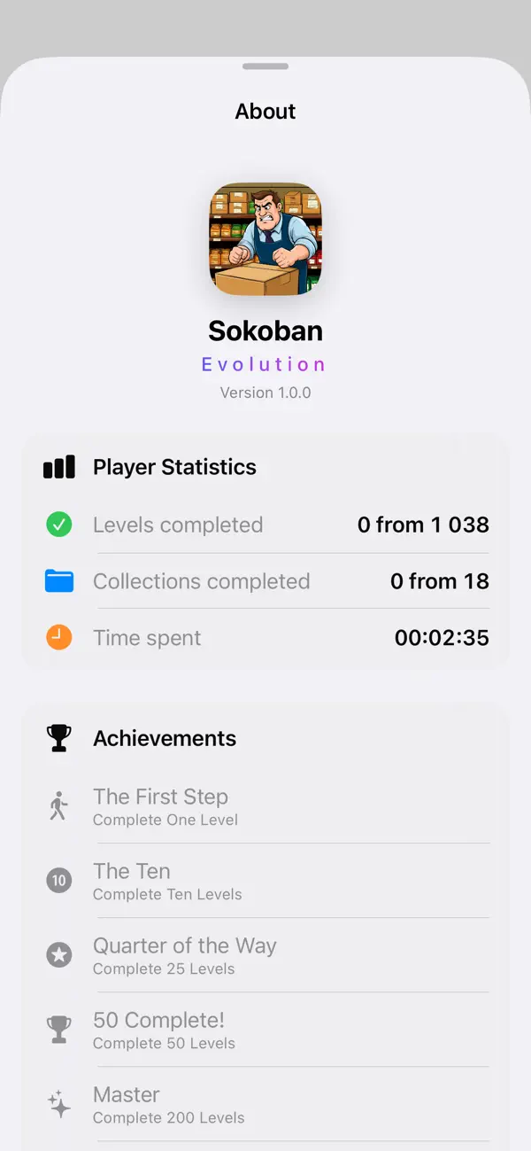 Sokoban: Evolution