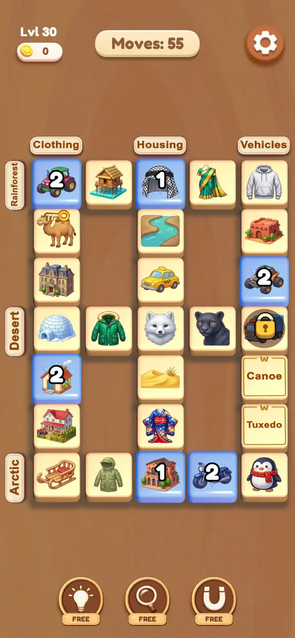 Associations: Image Crossword