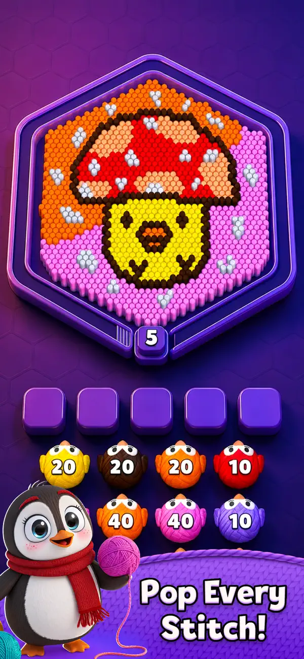 Hexy Yarn: Knit Puzzle