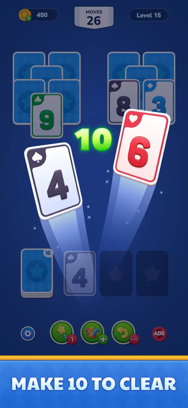 Solitaire 10 Match