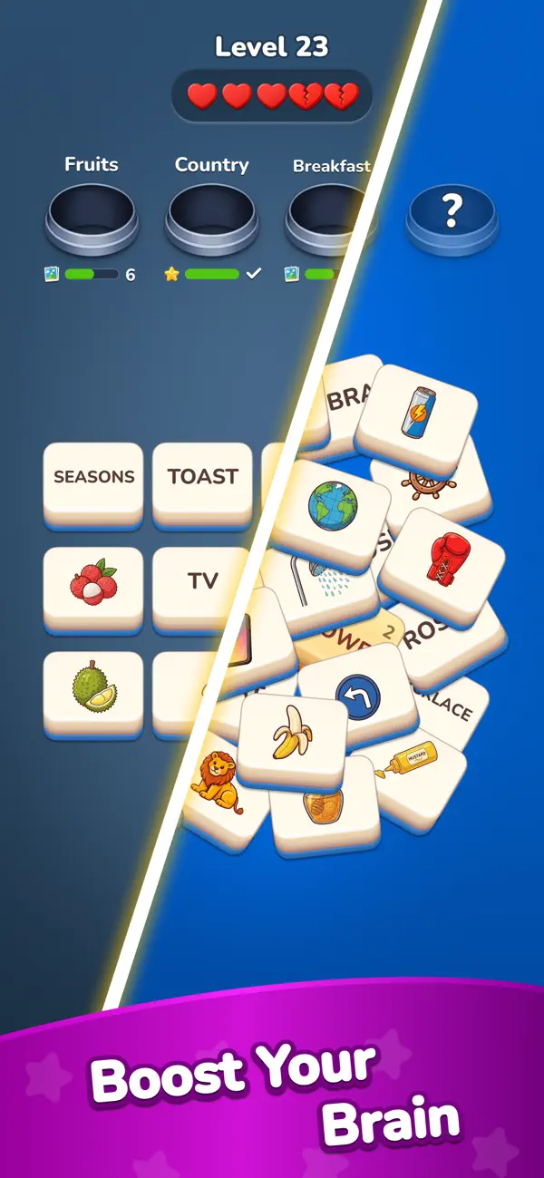 Mix Word Mahjong