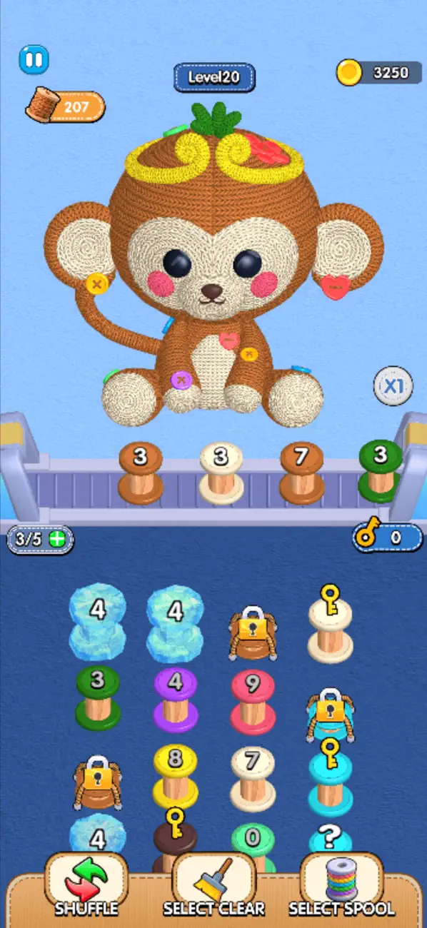 Wrap Star: Yarn Knit Puzzle