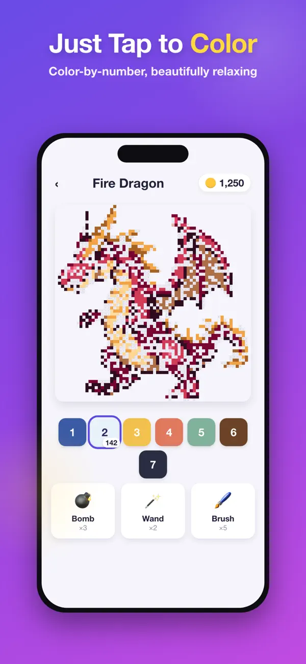 Pixel Paint: Color by Number
