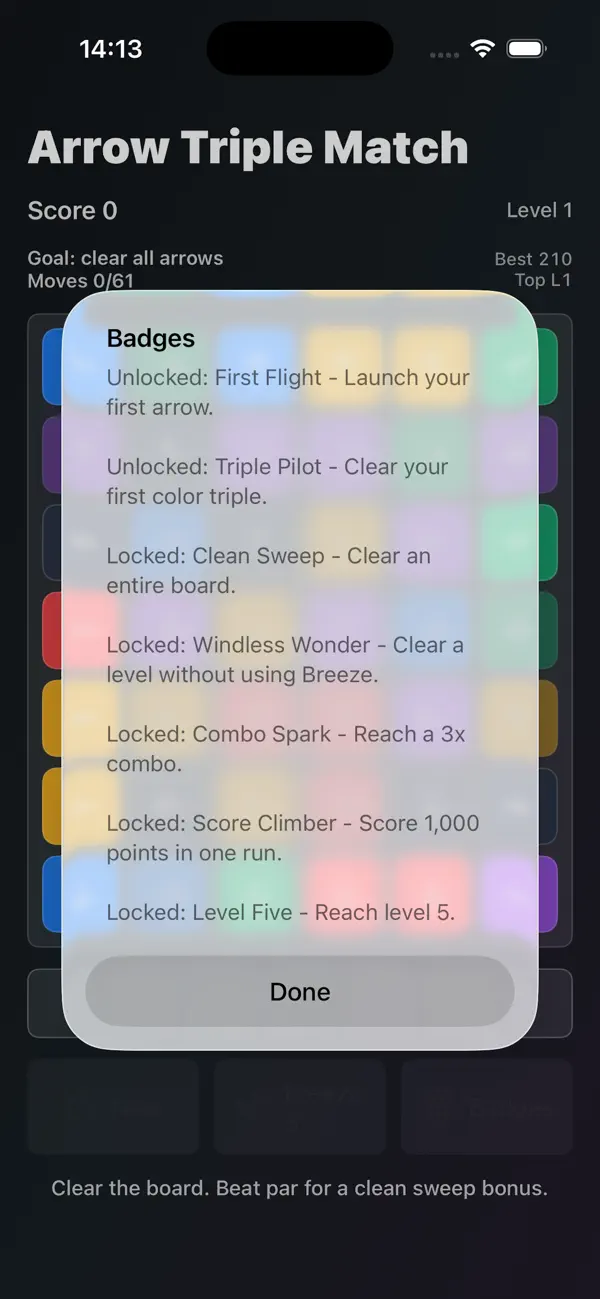 Match Triple Arrow