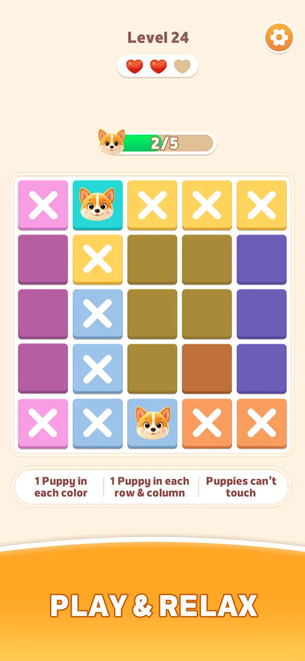 Pupzle - Queen Logic Sudoku