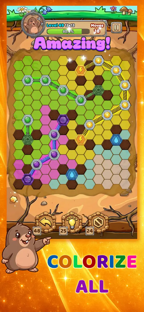 PipeHex: Color Match