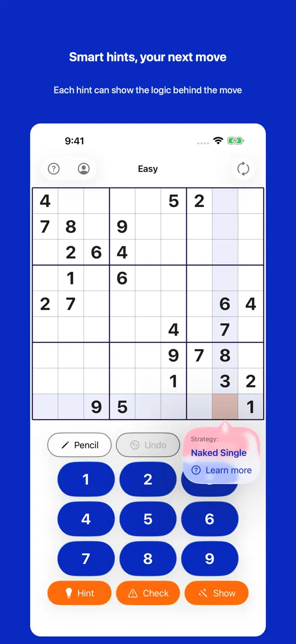 Sudoku Traditional Puzzle Game