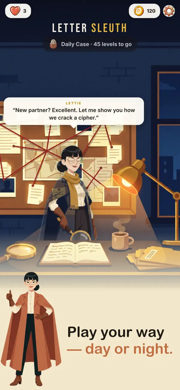 Letter Sleuth - Word Puzzle