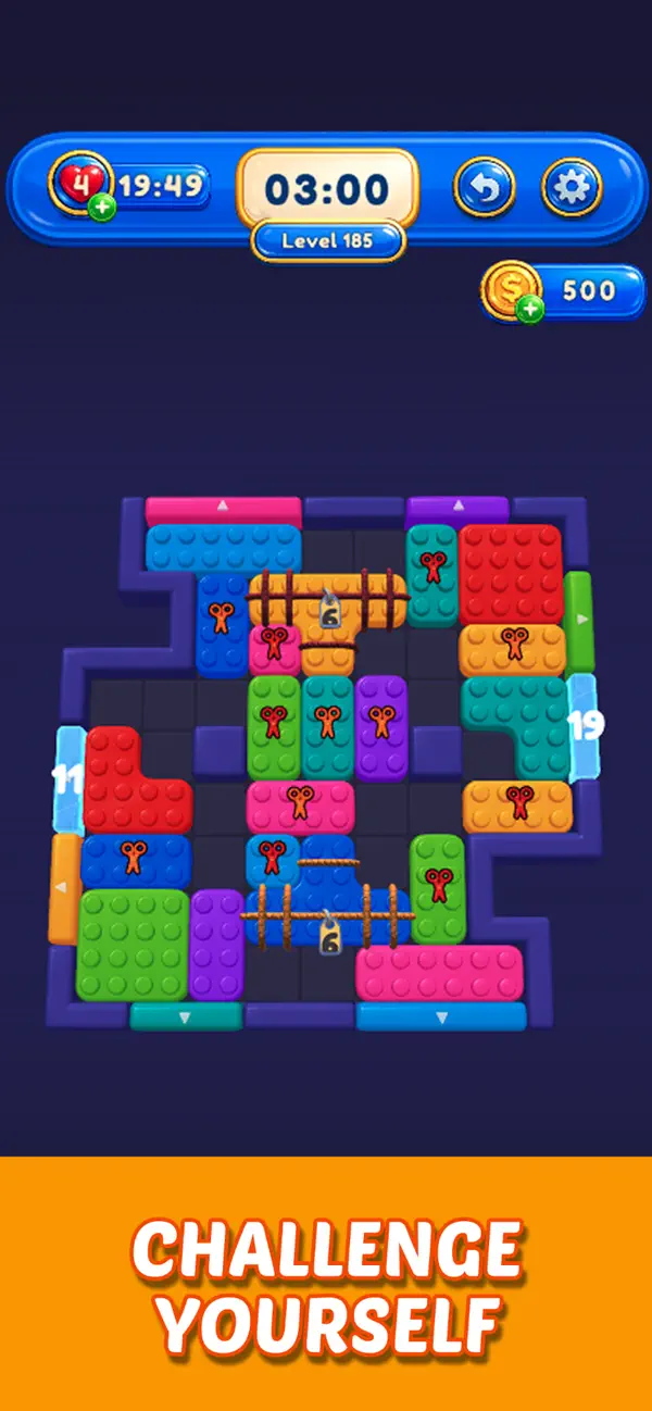 Block Slide Out: Color Puzzle