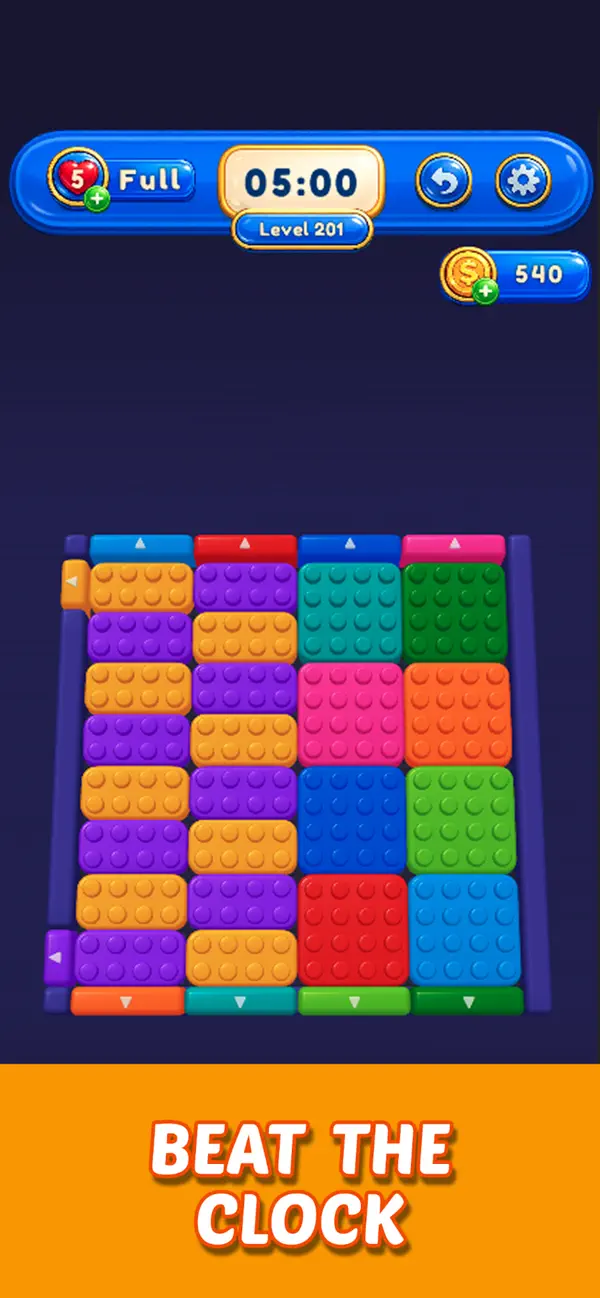 Block Slide Out: Color Puzzle