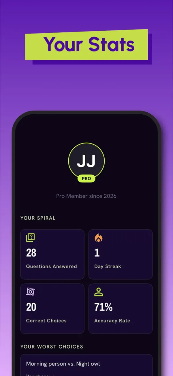 Spiral: Would You Rather Game