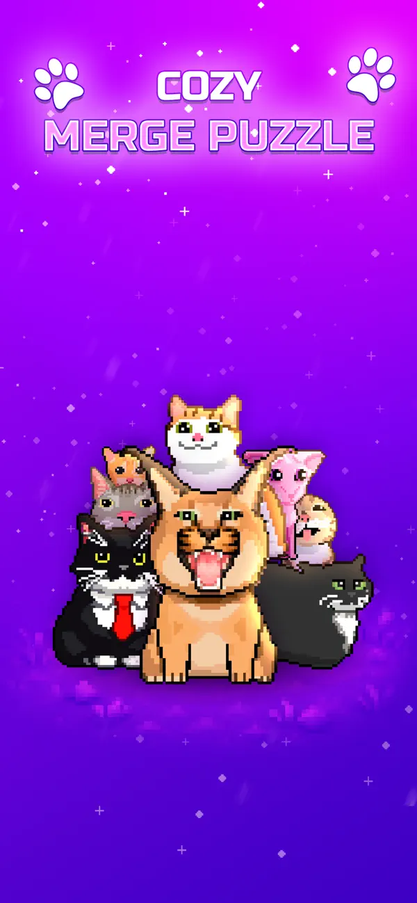 Cute Cat Town: Merge Puzzle