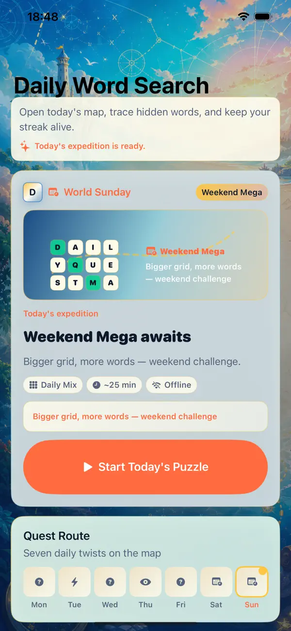 Daily Word Search: Puzzle Game