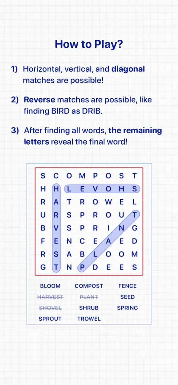 Word Search Game: FinalWord