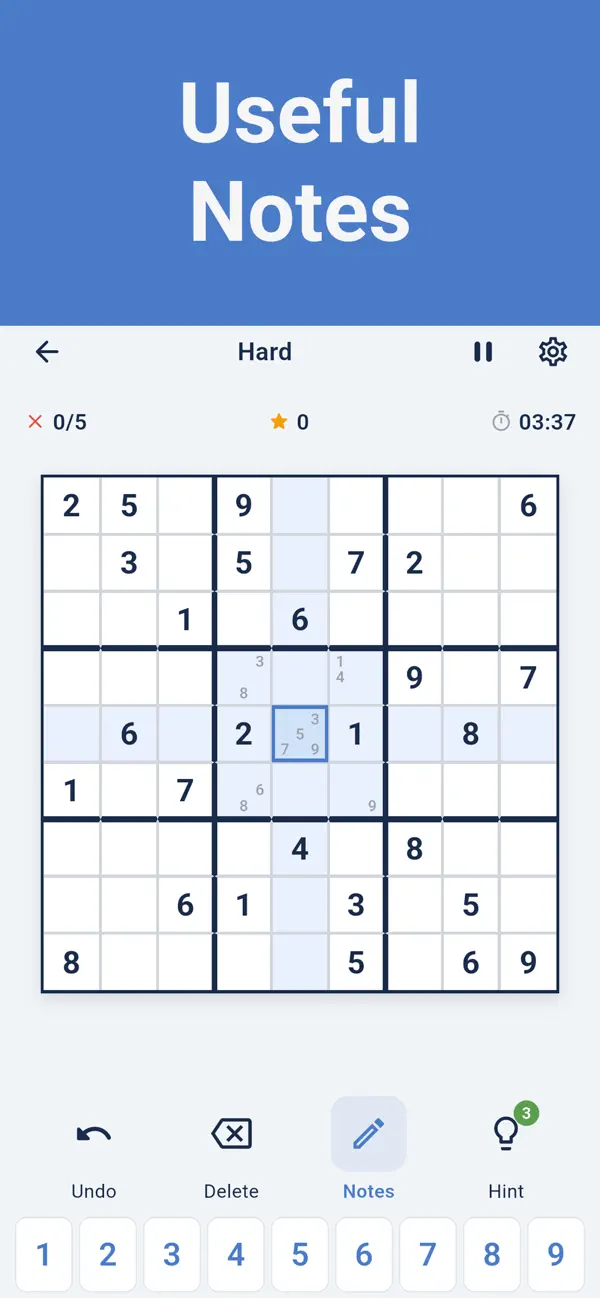 Sudoku Classic - Number Puzzle