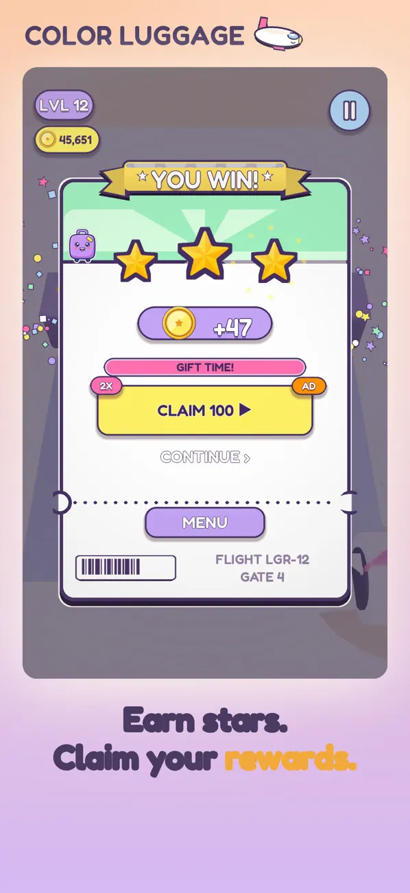 Color Luggage Sort